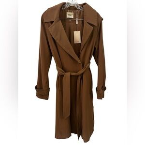 NEW Elie Tahari Womens‎ Belted Trench Style Coat